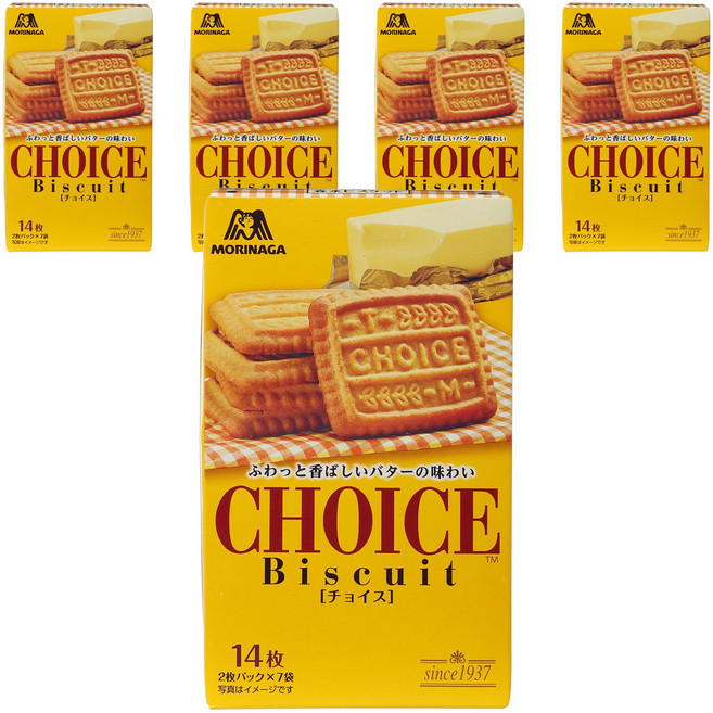 모리나가제과 초이스 14매 × 5박스, 5개