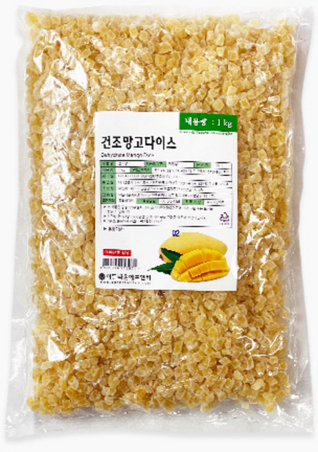 이든 건조망고다이스, 1kg, 1kg, 1개