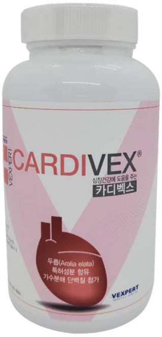 )당일발송( 벡스퍼트 카디벡스 CARDIVEX 강아지 고양이 심장 영양제 150g, 1개