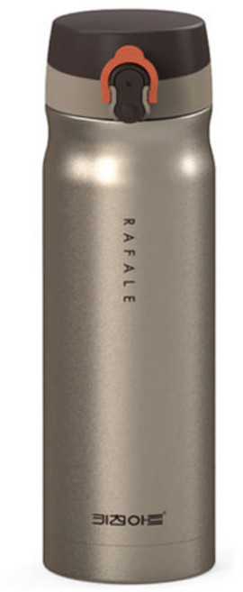 키친아트 라팔 보온 텀블러, 골드메탈, 500ml, 1개