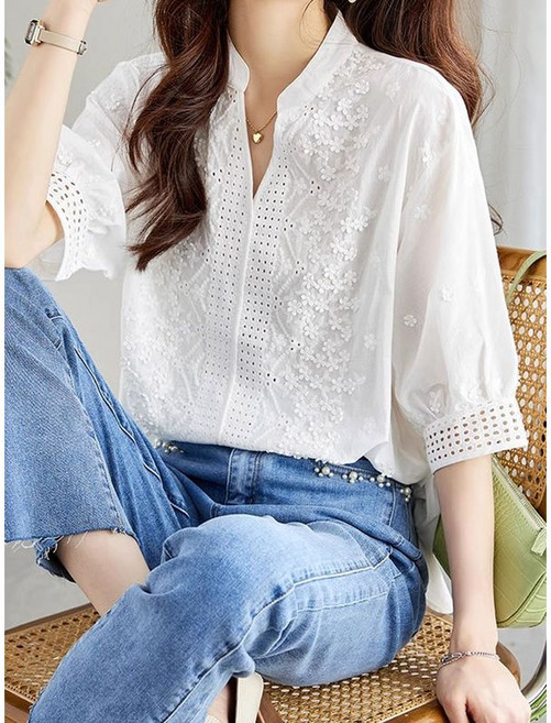 에꼴드파리 로엘리 블라우스 F57WBB013Z