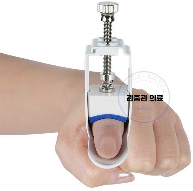 손가락 교정기 관절 변형 교정기 손가락 고정기 구부러지고 펴지지 않는 망치 손가락 수축 골절, 1개, 일반 스트레이트너
