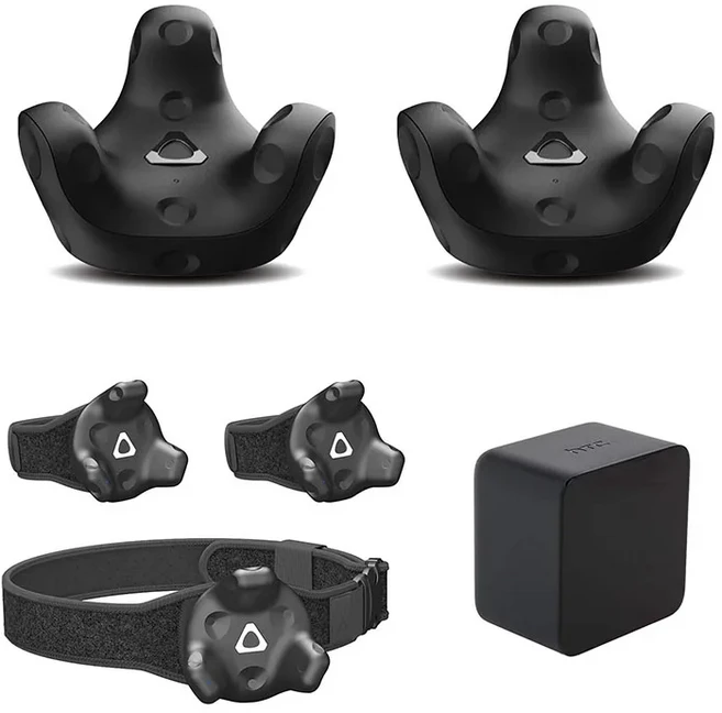 HTC 3팩 VR VIVE 베이스 스테이션 1.0 2.0 트래커 3.0 트랙스트랩스 풀 바디 트래킹 글래스 번들, 07 Set 2