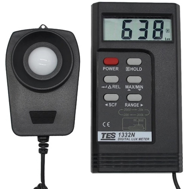 泰仕 TES TES-1332N 照度計 替代舊款TES-1332A, 1個