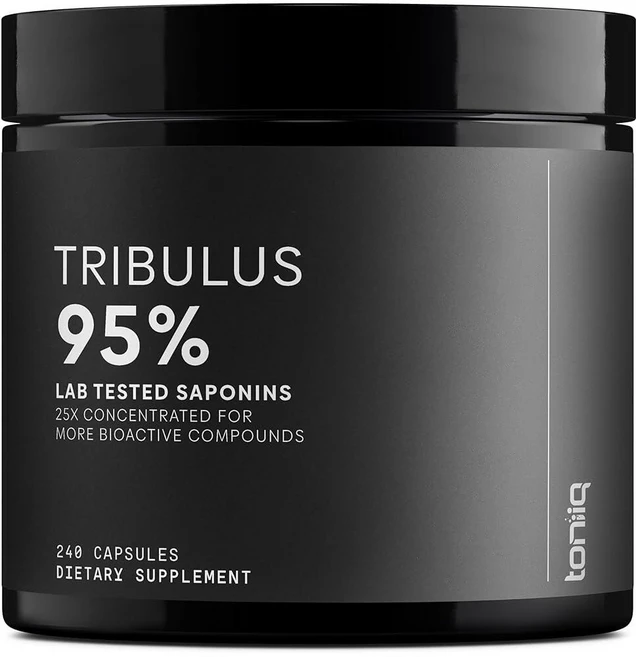 TON 온iiq Tribulus Terrestris 남성용 - 95% 사포닌이 함유된 초고효능 25:1 추출물 - 1300mg 순수 및 농축 포뮬러 - 순도 및 품질을 위한 타, 1개, 240정 - 쿠팡