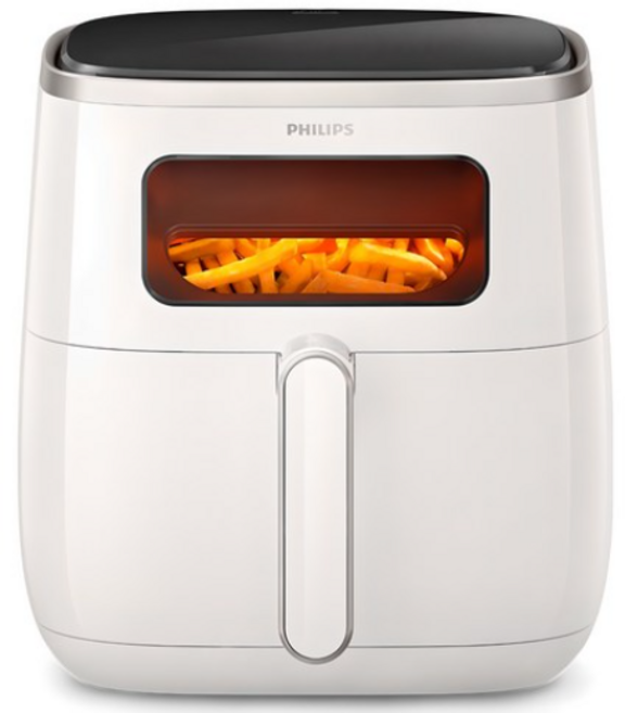 필립스 에어프라이어 전면 투명창 대용량 XL 5.6L, HD9257/20, 화이트