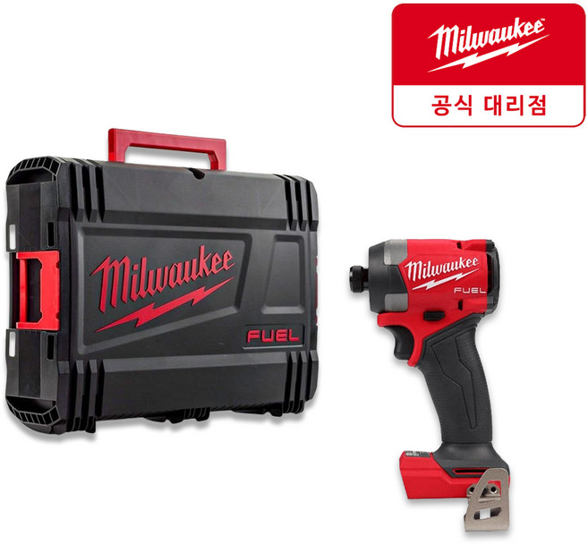 밀워키 M18 FID3-0X 충전 18V 임팩트 드라이버 베어툴 GEN4 / 본체만 케이스포함 임팩 드릴, 1개