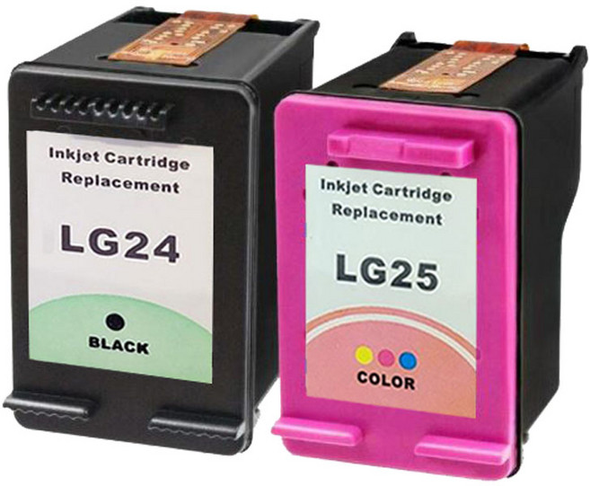 LG24 LG25 호환 잉크 검정 컬러 세트 LIP2210 LIP2230 LIP 2250 LIP2270 LIP2290 잉크, 검정, 3색컬러, 1세트