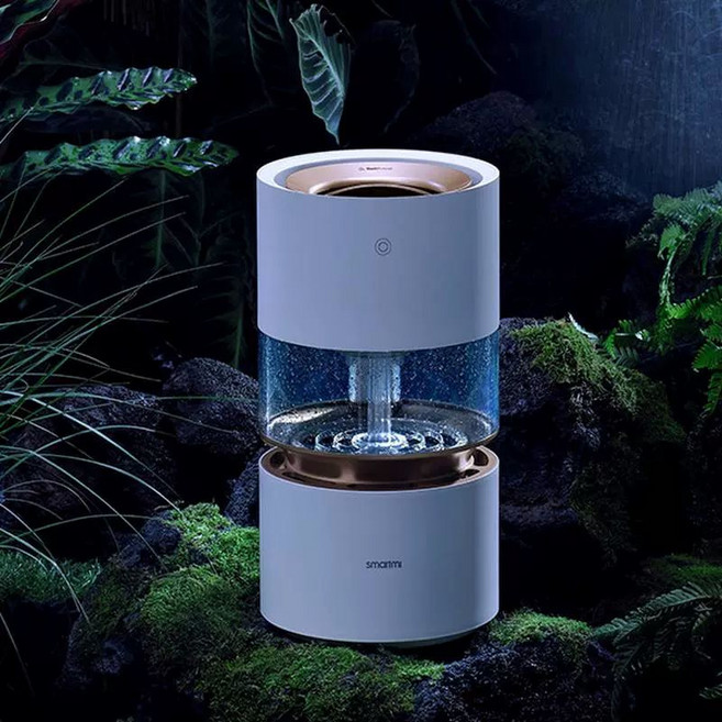 SMARTMI 자연기화식에어워셔 3세대 레인포레스트, 우림 가습기-국제판 유럽 규격 플러그, 기본 모델명/품번