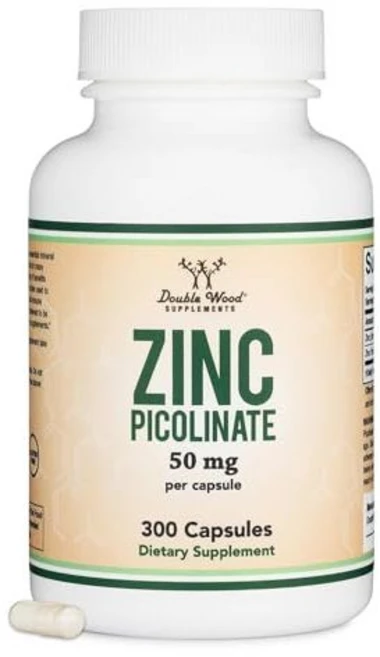 피콜린산 아연 50mg 300 캡슐 ( 지원) Non-GM Zinc Picolinate 50mg 300 Capsules (Immune Support) Non-GMO Glute, 1개 - 쿠팡
