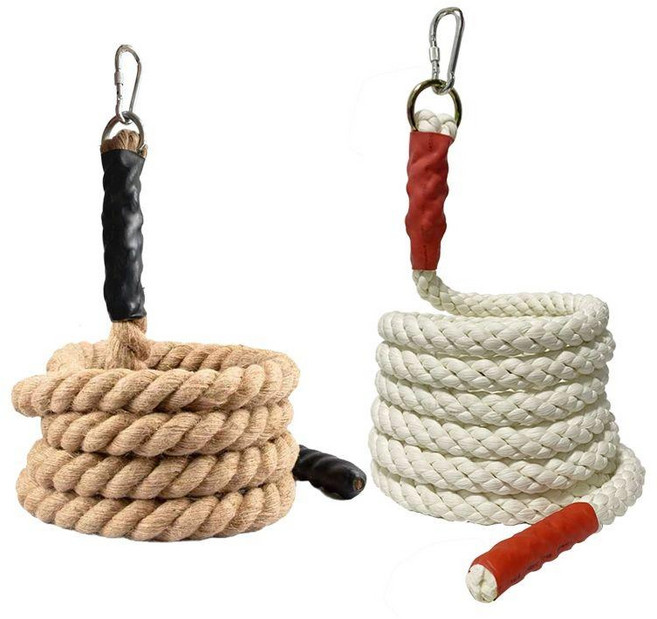 크로스핏 외줄 오르기 외줄타기 헬스 로프 배틀 훈련 등산 머슬, 40mm 대마줄 (개당 5m), 1개