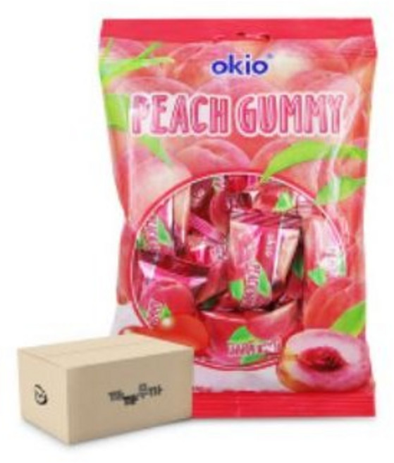 okio 복숭아구미 젤리, 100g, 20개