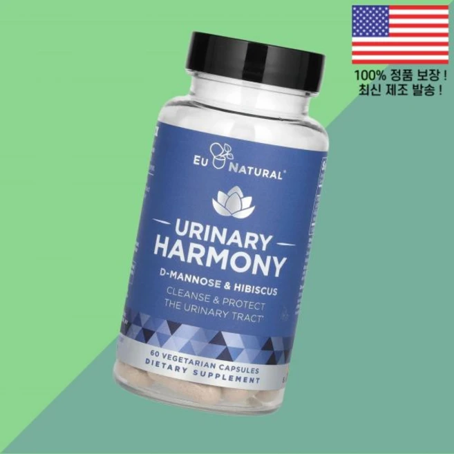 유 내추럴 하모니 식물성 베지캡슐 60정 Eu Natural Urinary Harmony 60 Vegetarian Capsules, 1개 - 쿠팡