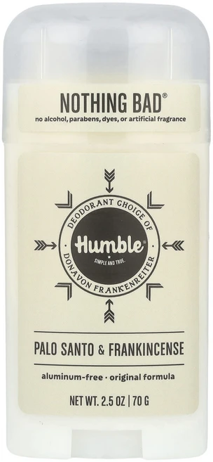 Humble Brands 알루미늄 무함유 데오드란트 팔로산토 및 유향 70g(2.5oz), HumbleBrands알루미늄무함유데오드란트팔로산토및유, 70g, 1개 - 쿠팡