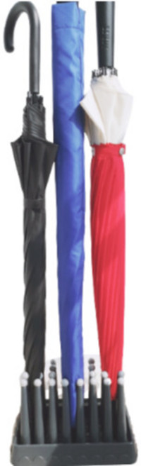 신발장 플라스틱 사무실 대형 가정용 예쁜 카페 대용량 현관 문 철제 업소용 모던 장우산 우산 꽂이 꽃이 걸이 거치대 우산통 정리함 정리대 보관함 홀더 받침대 스탠드 오픈선물, 블랙, 1개