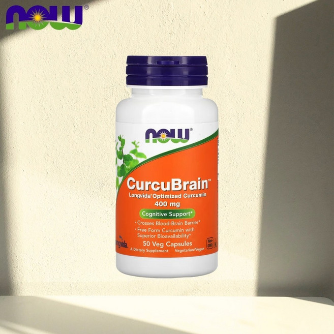 Felicewald Collaborating Partners 필리체발트 커큐브레인 흡수UP 롱비다 커큐민 강황 커큐미노이드 80mg 나우푸드 셀룰로오스 50캡, 50정, 1개