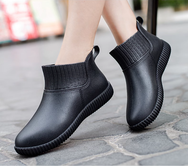 비브온 프리미엄 숏 레인부츠 패션 장화