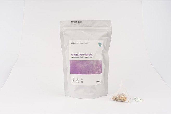 헬씨차 캐모마일 페퍼민트 라벤더 티백 차, 30개, 1.0g