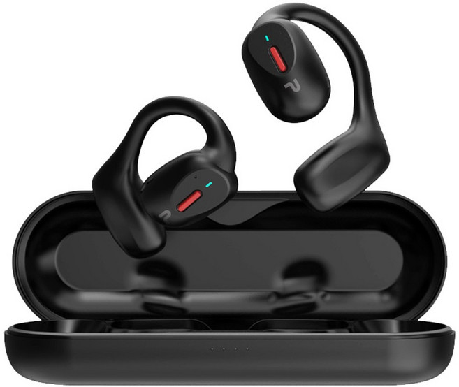 피스넷 올웨이즈 오픈형 블루투스 이어폰, PISnet Always, 블랙