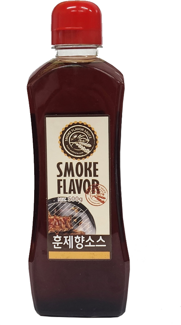 이슬나라 훈제 향 소스 500g 스모크 숯불 불맛 양념 풍미 대용량 식자재 업소용 식당용