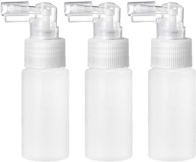 닥터보틀 화장품공병 24파이 기역자 스프레이, 3개, 24파이 기역자 스프레이(투명)/ PE30ml(반투명)