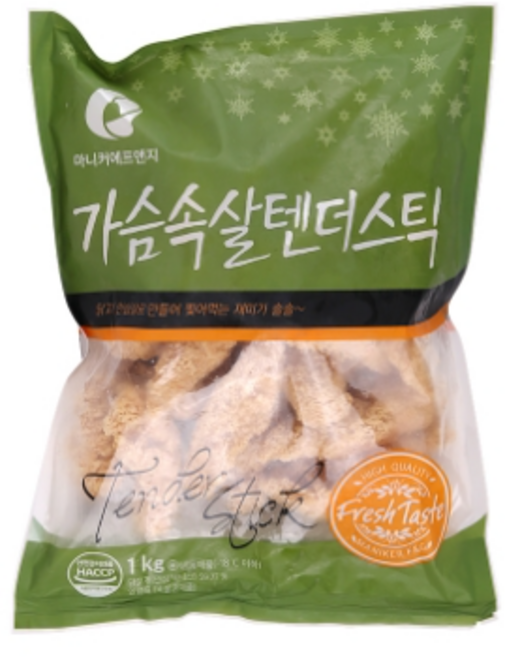 마니커에프앤지 마니커 가슴속살텐더스틱 1kg, 20개