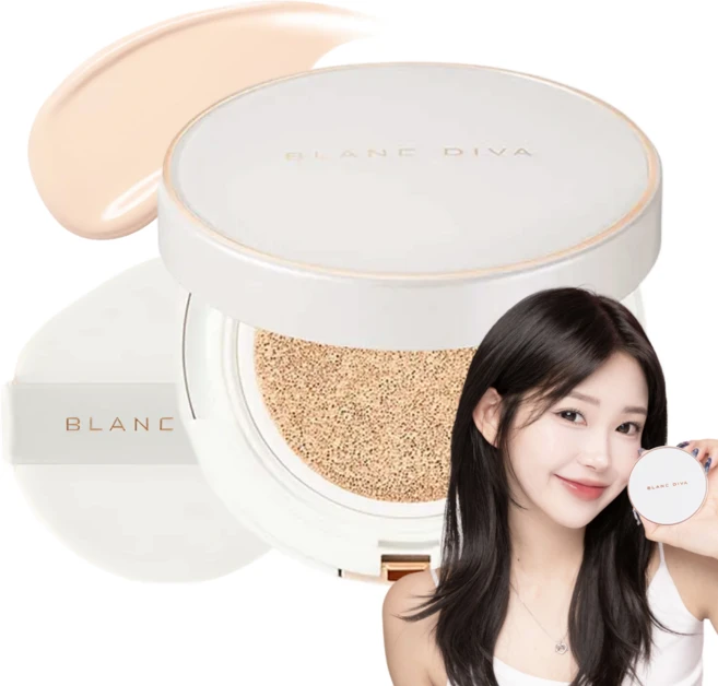 블랑디바 글림 커버리지 쿠션 파운데이션 팩트 13g, 13호 화이트, 1개 - 쿠팡