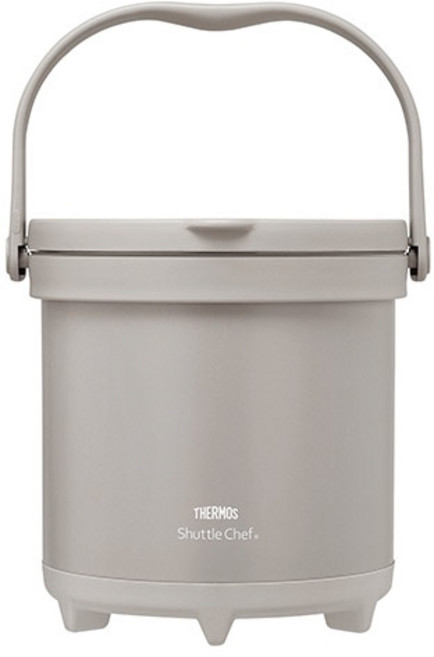 THERMOS 膳魔師 Shuttle Chef 燜燒鍋 真空保溫保冷 輕巧好攜帶 適用多種爐具, 橡實棕, 1入