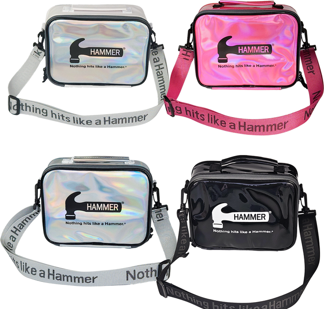 햄머 하드 악세사리 백 파우치 볼링백 가방 용품 에나멜, 블랙, 1개