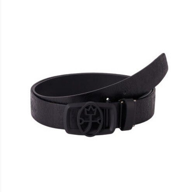 까스텔바작 남성 로고 버클 패턴 벨트 BGEWGT201BK, 1개, 브라운