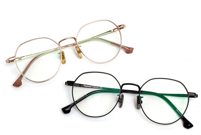 타투 TA2306T 티타늄 안경테 2컬러 가벼운안경 금속테 남녀공용 TATTOO+가죽케이스+안경수건