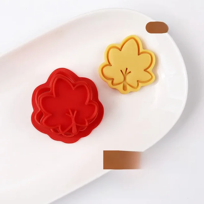 만화 다람쥐 메이플 리프 비스킷 쿠키 커터 프레스 스타일 설탕 아트 베이킹 도구 주방 조리기구 DIY 금형