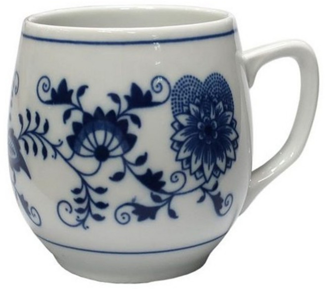 머그잔 쯔비벨 머그컵 물컵 찻잔 커피 도자기컵 300ml 커피컵, 1개, 1개