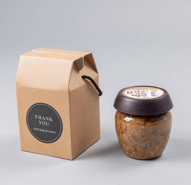 맛있는 땡초 비빔 강 된장 선물용 캠핑용 1개입, 250g, 1개