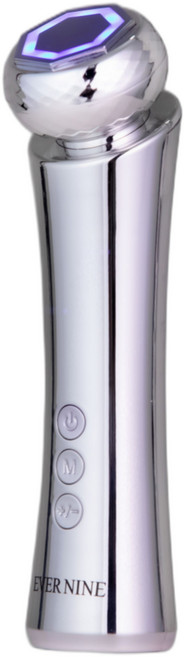 에버나인 고주파마사지기 뷰티디바이스 홈케어 갈바닉 진동클렌저 EMS, RF-300 고주파마사지기, 메디필 골드앰플 + 코아코스 화장솜