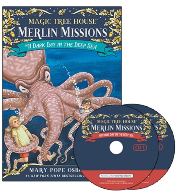 Magic Tree House Merlin Mission 11 Dark Day in the Deep Sea (책+CD)
