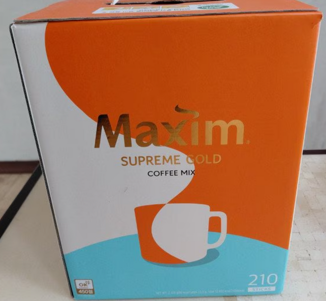 맥심 슈프림 골드 커피믹스, 13.5g, 210개입, 1개