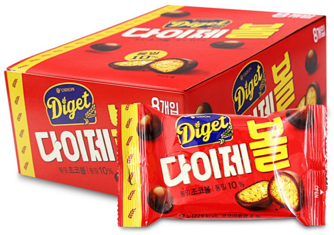 오리온 다이제볼, 336g, 1개