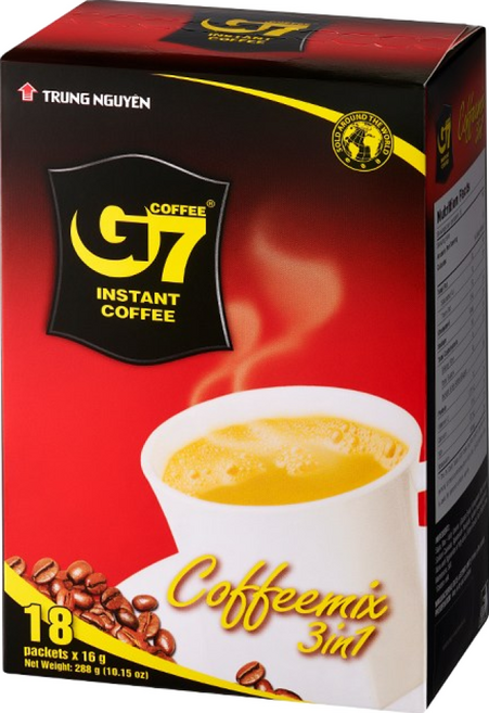 G7 3 in 1 커피믹스 수출용, 16g, 18개입, 1개