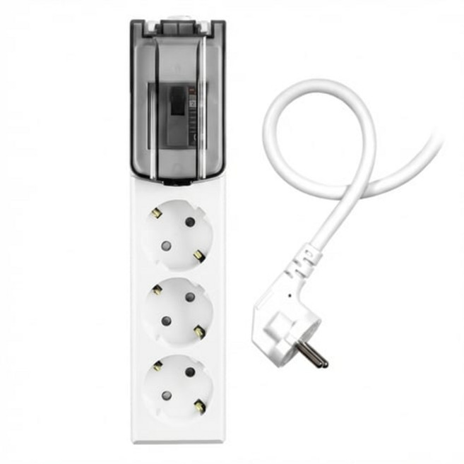 써지오 고용량 배선차단 멀티탭 3구 WI-MC1636, 1.5m, 1COLOR 딥 혼합, 2개