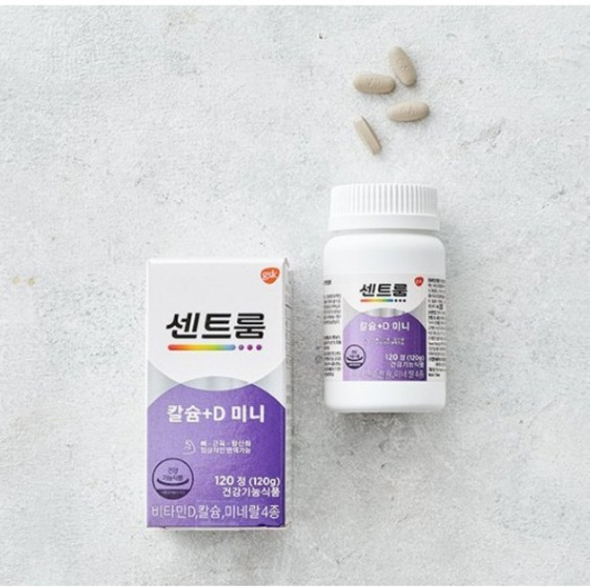 센트룸 칼슘 D 미니 120g, 120정, 4개
