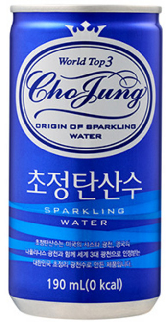 초정탄산수 플레인, 190ml, 60개
