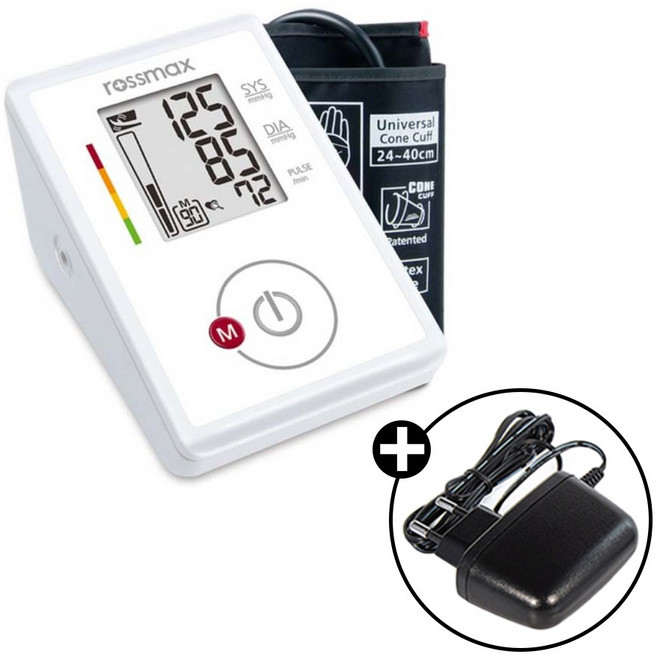 녹십자MS 자동 전자 혈압계 혈압측정기 CG155F 가정용 혈압계 + 어댑터, 1개