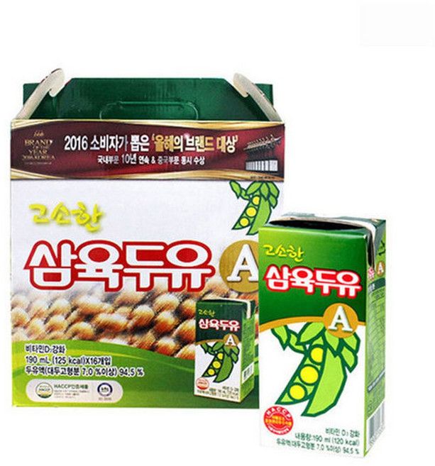 삼육두유 고소한맛 에이 190ml 96개