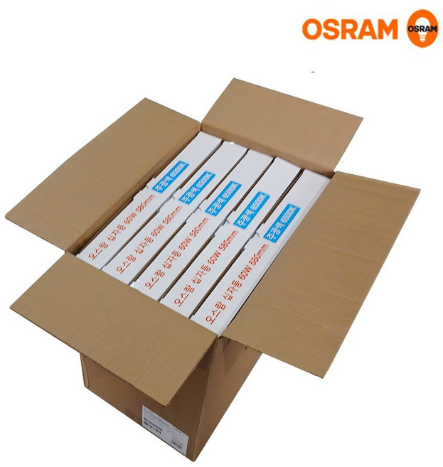 오스람 오스람 LED 십자등기구 60W 주광색(하얀빛) 1박스(5개), 5개