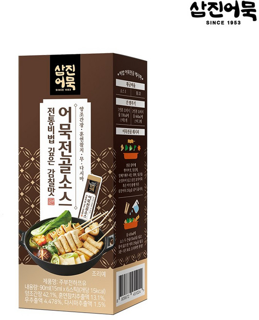 [삼진어묵] 어묵전골소스 15ml x 6개입, 1개, 90ml