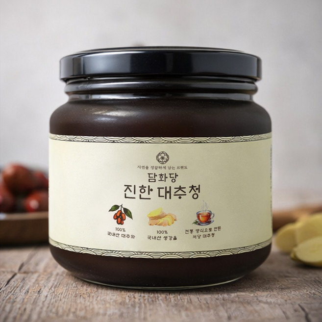 담화당 국내산 100% 수제고 대추청, 1개, 1개입, 600g