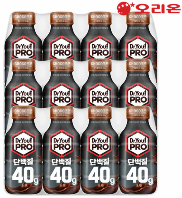 오리온 닥터유프로 단백질드링크 40g 초코, 350ml