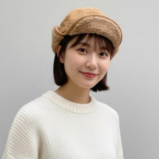 라베사 뽀글이 트래퍼햇 군밤모자 귀달이 방한모자 남녀공용