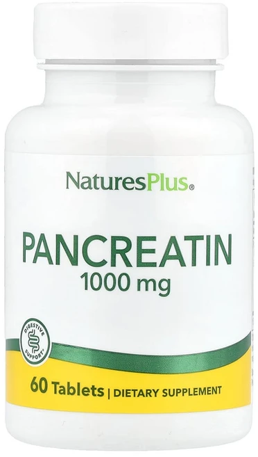 네이쳐스플러스 판크레아틴 1000mg 60정, 1개, 60개 - 쿠팡